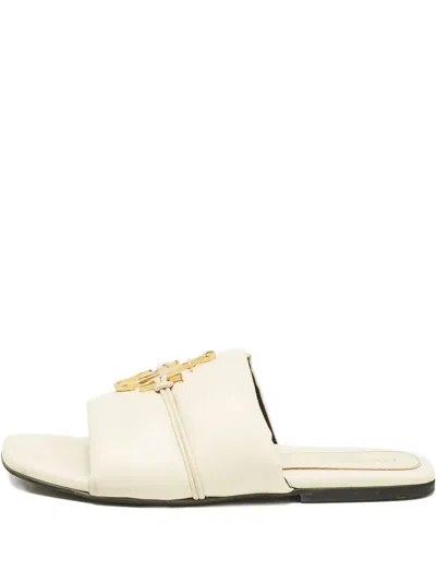 Pre-owned Jw Anderson Anchor Logo Leather Sandals