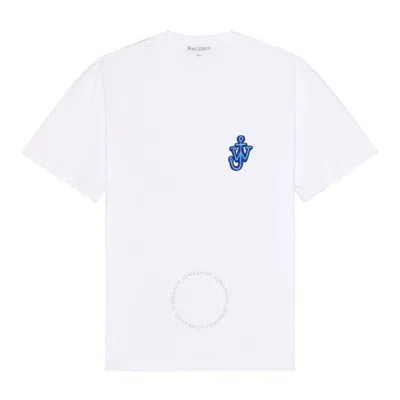 JW ANDERSON JW ANDERSON ANCHOR LOGO-PATCH COTTON T-SHIRT