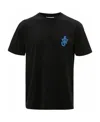 Jw Anderson Anchor-patch Short-sleeve T-shirt In Black