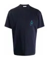 Jw Anderson Anchor-patch Short-sleeve T-shirt In Black