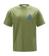 Jw Anderson Anchor Logo T-shirt In Green