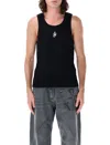 Jw Anderson Anchor Logo Tank Top In Black