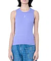 Jw Anderson Women's Anchor Jwa Logo Tank Top In Lilac