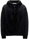 JW ANDERSON ANCHOR-LOGO ZIP HOODIE