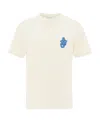 Jw Anderson Anchor Patch Short-sleeve T-shirt In White