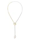 Jw Anderson Anchor Pendant Necklace In Gold