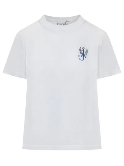 JW ANDERSON JW ANDERSON ANCHOR PRINT T-SHIRT