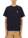 Jw Anderson J. W. Anderson Anchor Embroidery T-shirt Dark Navy In Blue