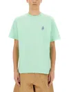 Jw Anderson J. W. Anderson Anchor Embroidery T-shirt Spearment In Green