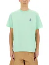 Jw Anderson Men T-shirt With Embroidery In Green