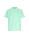 Jw Anderson Men T-shirt With Embroidery In Spearmint