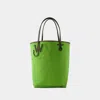 Jw Anderson Anchor Tall Tote Bag - J.w. Anderson - Canvas - Green/brown