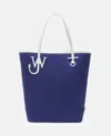 Jw Anderson Blue And White Tote Handbag For Women In Blue/white