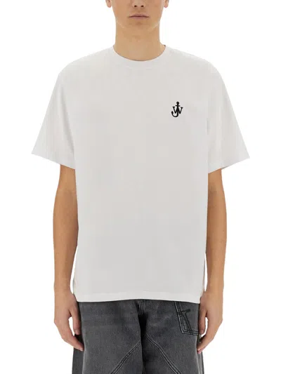Jw Anderson Anchor Tshirt In White