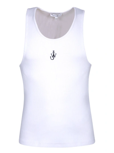 Jw Anderson Anchor White Tank Top