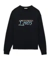 Jw Anderson Anonymous Lover Pattern Sweatshirt In Black