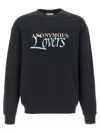Jw Anderson Anonymous Lovers Sweatshirt Limited Edition In Black