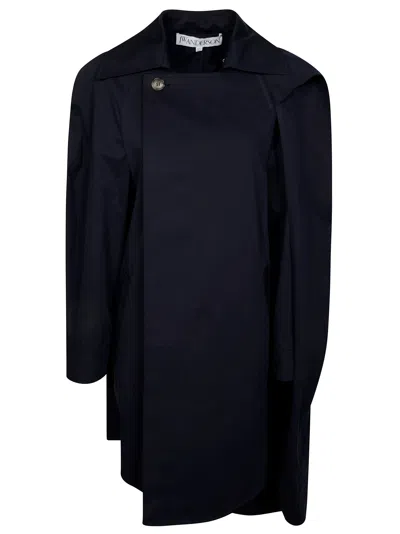 JW ANDERSON JW ANDERSON ASYMETRIC CAPE TRENCH COAT