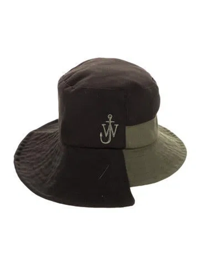 Pre-owned Jw Anderson Asymmetric Bucket Hat In Multi