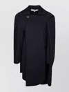 Jw Anderson J. W. Anderson Asymetric Cape Trench Coat In Blue