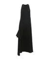 Jw Anderson Asymmetrisches Midikleid In Black