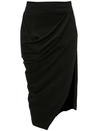 Jw Anderson Midi Skirt Woman Midi Skirt Black Size 8 Viscose