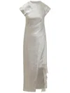 Jw Anderson Lace-trim Layered Maxi Dress In White