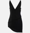 Jw Anderson Asymmetric Minidress In Black