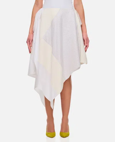 JW ANDERSON ASYMMETRIC PATCHWORK SKIRT