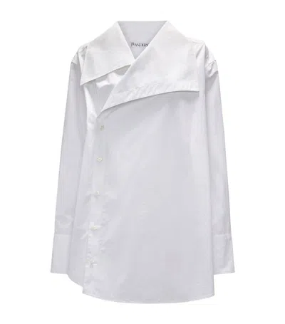 Jw Anderson Asymmetric Shirt In White