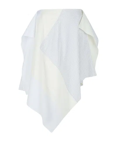 Jw Anderson Asymmetrical Skirt In White