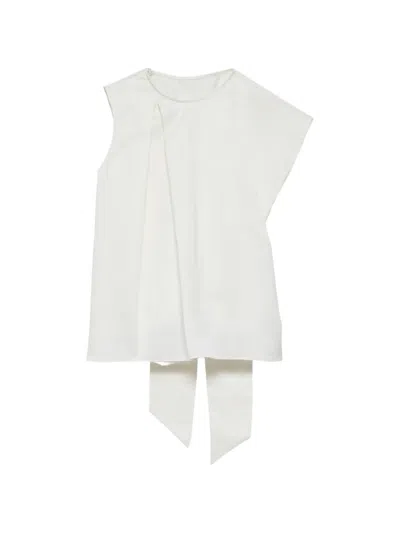 Jw Anderson Womens Sculptural Sleeveless Top In Ivory In White