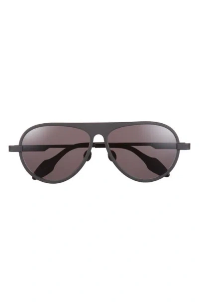 Jw Anderson Aviator Sunglasses In Black