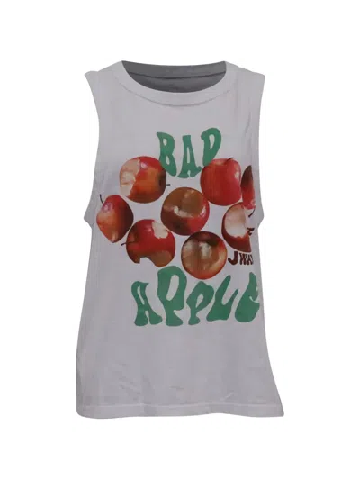 Pre-owned Jw Anderson Bad Apple Sleeveless T-shirt In White