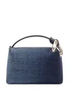 Jw Anderson Mens Blue The Corner Denim Top-handle Bag