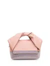 Jw Anderson Medium Twister - Leather Top Handle Bag With Crystals