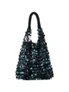 Jw Anderson Crochet Handle Sequin Embellished Tote Bag
