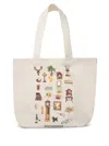 Jw Anderson Beige Canvas Diorama Furniture Print Tote
