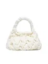 Jw Anderson J. W. Anderson Cable Knit Bag In Beige