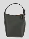 Jw Anderson The Jwa Corner Bucket Bag In Brown