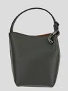 Jw Anderson The Jwa Corner Bucket Bag In Brown