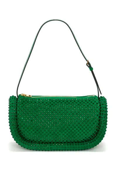 Jw Anderson Bumper Embellished Shoulder Bag In Green