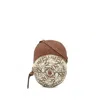 Jw Anderson J. W. Anderson Midi Cap Shoulder Bag With Leather Accents And Adjustable Strap In Neutrals/brown