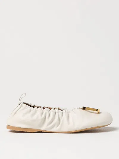 JW ANDERSON BALLET FLATS JW ANDERSON WOMAN COLOR WHITE,F52320001