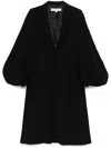 Jw Anderson Balloon-sleeve Coat In Black