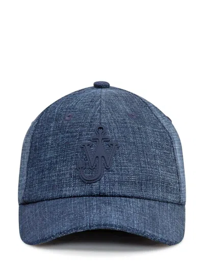 Jw Anderson Baseball Cap In Blue