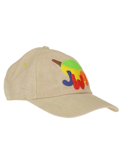 Jw Anderson Baseball Cap In Putty