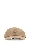 Jw Anderson Women Cappuccino Nylon Blend Baseball Cap