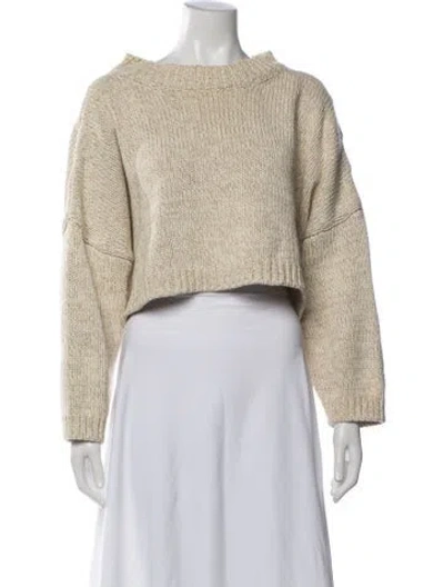Pre-owned Jw Anderson Bateau Neckline Sweater In Neutrals