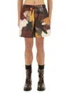 Jw Anderson Abstract-print Swim Shorts In Multicolour